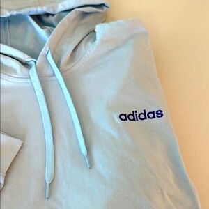 adidas Light Blue T-shirt Hoodie